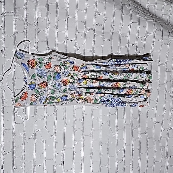 Matilda Jane sz 12 gray floral dress K48 - Picture 1 of 6